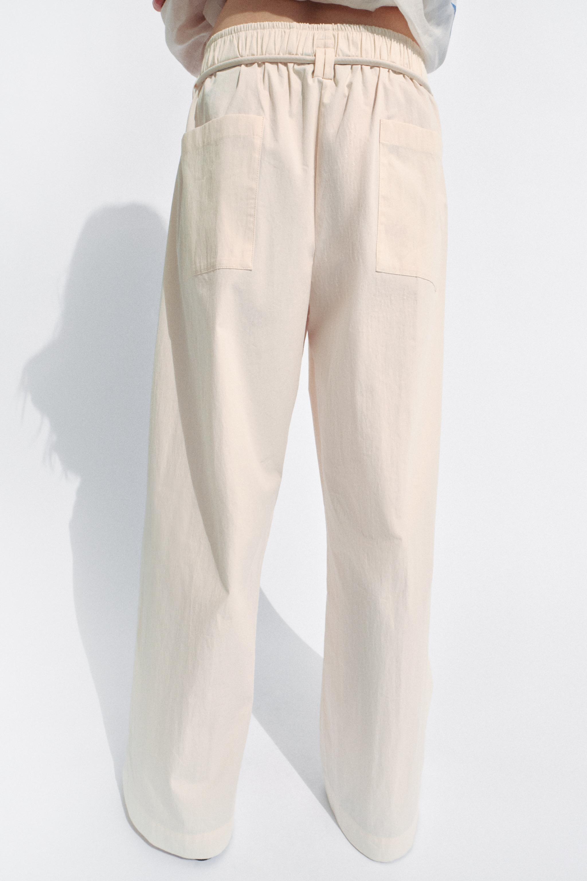 ZW COLLECTION POPLIN PANTS